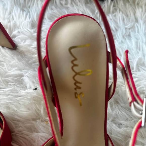 Red Lulu’s Heels - Picture 5 of 9